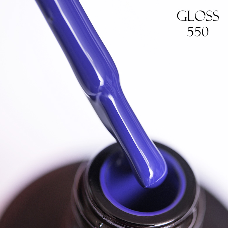 Gel polish GLOSS 550 (saturated cornflower), 11 ml